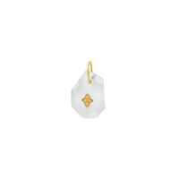 Collier losange en or jaune avec diamant - Diamant