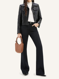 Pantalon bootcut 70s - Black
