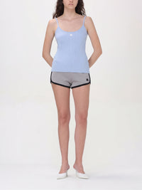 Mini short en jersey - Smocked Grey & Black