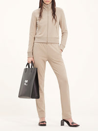 Sweatshirt court jogging en interlock - Sand