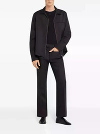 PRIX MARQUE : 150 / CHEMISE ZIPPÉE EN TWILL