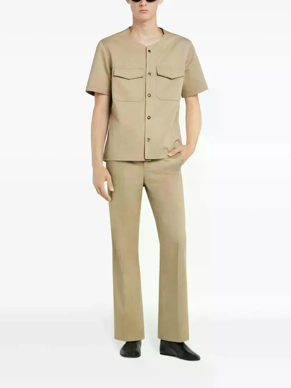 PRIX MARQUE : 130 / CHEMISE UTILITAIRE SANS COL