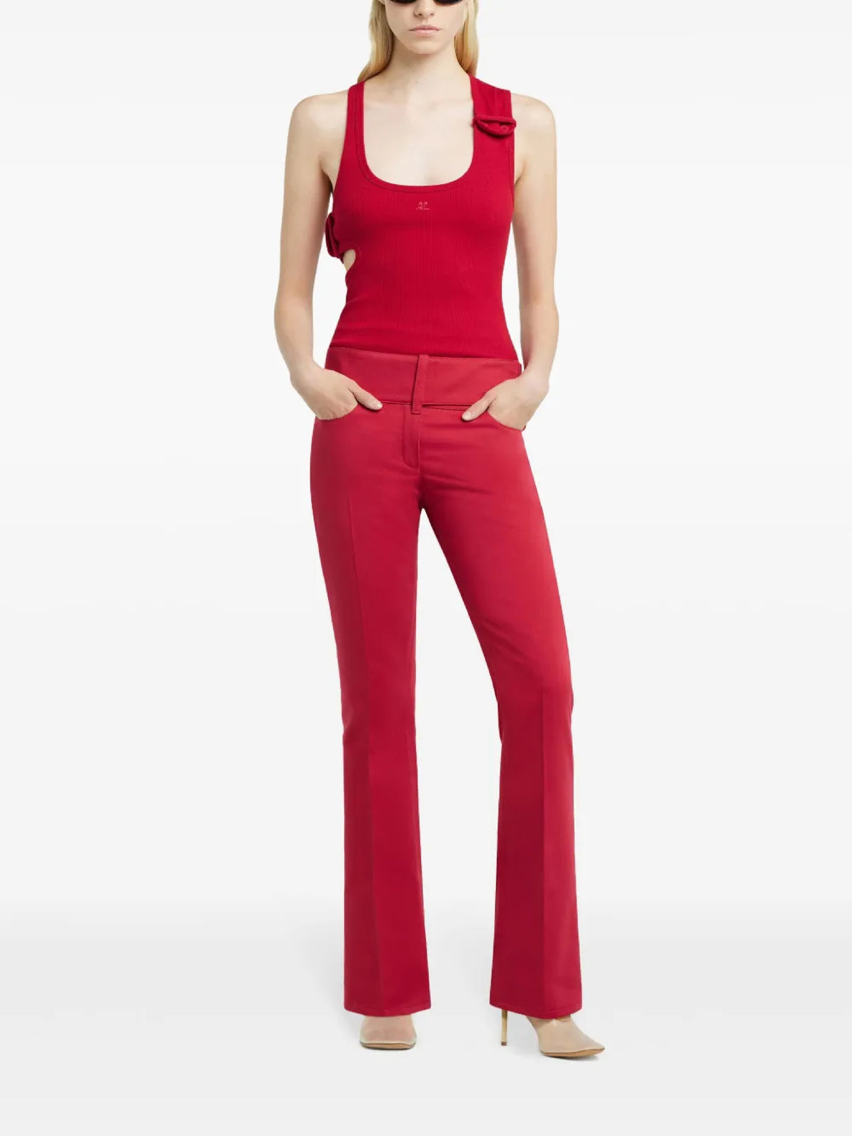 PRIX MARQUE : 150 / PANTALON BOOTCUT CEINTURÉ