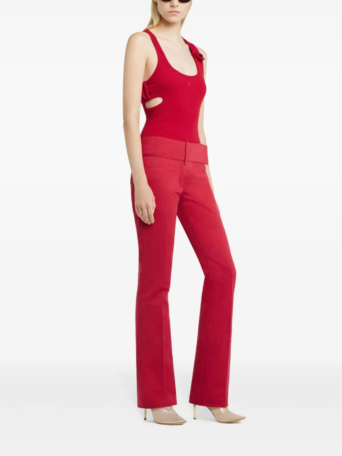 PRIX MARQUE : 150 / PANTALON BOOTCUT CEINTURÉ