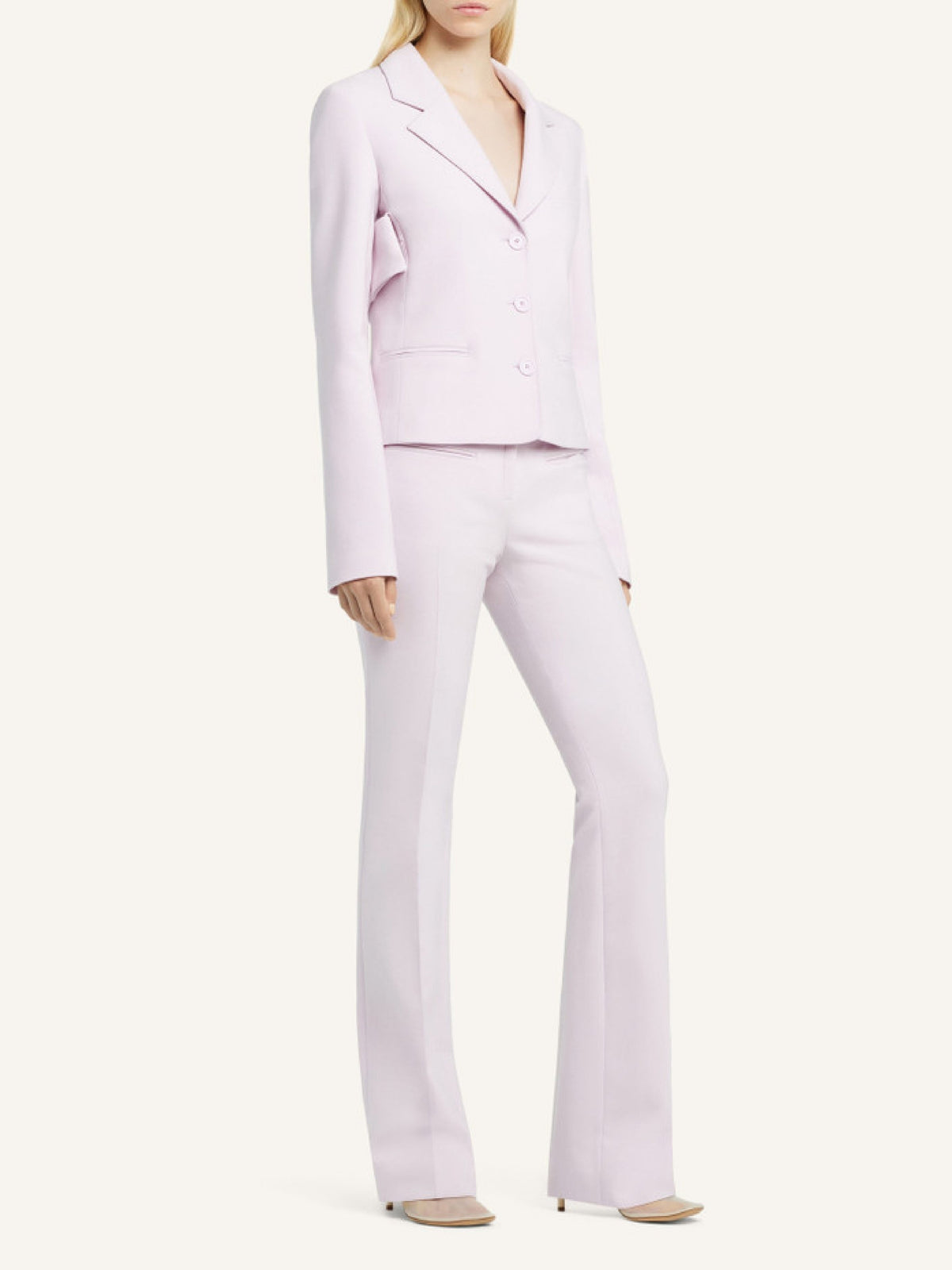 Veste tailleur en laine - Salt Pink