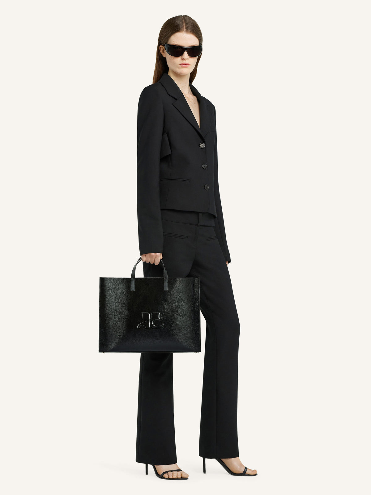 PRIX MARQUE : 350 / TOTE BAG HÉRITAGE AC EN CUIR NAPLACK