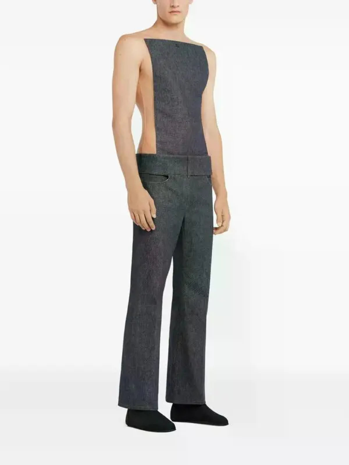 PRIX MARQUE : 80 / TOP CARRÉ MAGIQUE EN DENIM