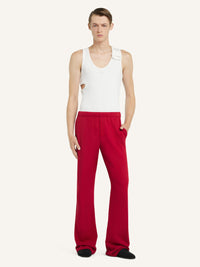 PRIX MARQUE : 120 / PANTALON EN MOLLETON BRODÉ