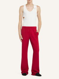 Pantalon brodé en molleton - Ruby