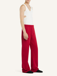 Pantalon brodé en molleton - Ruby