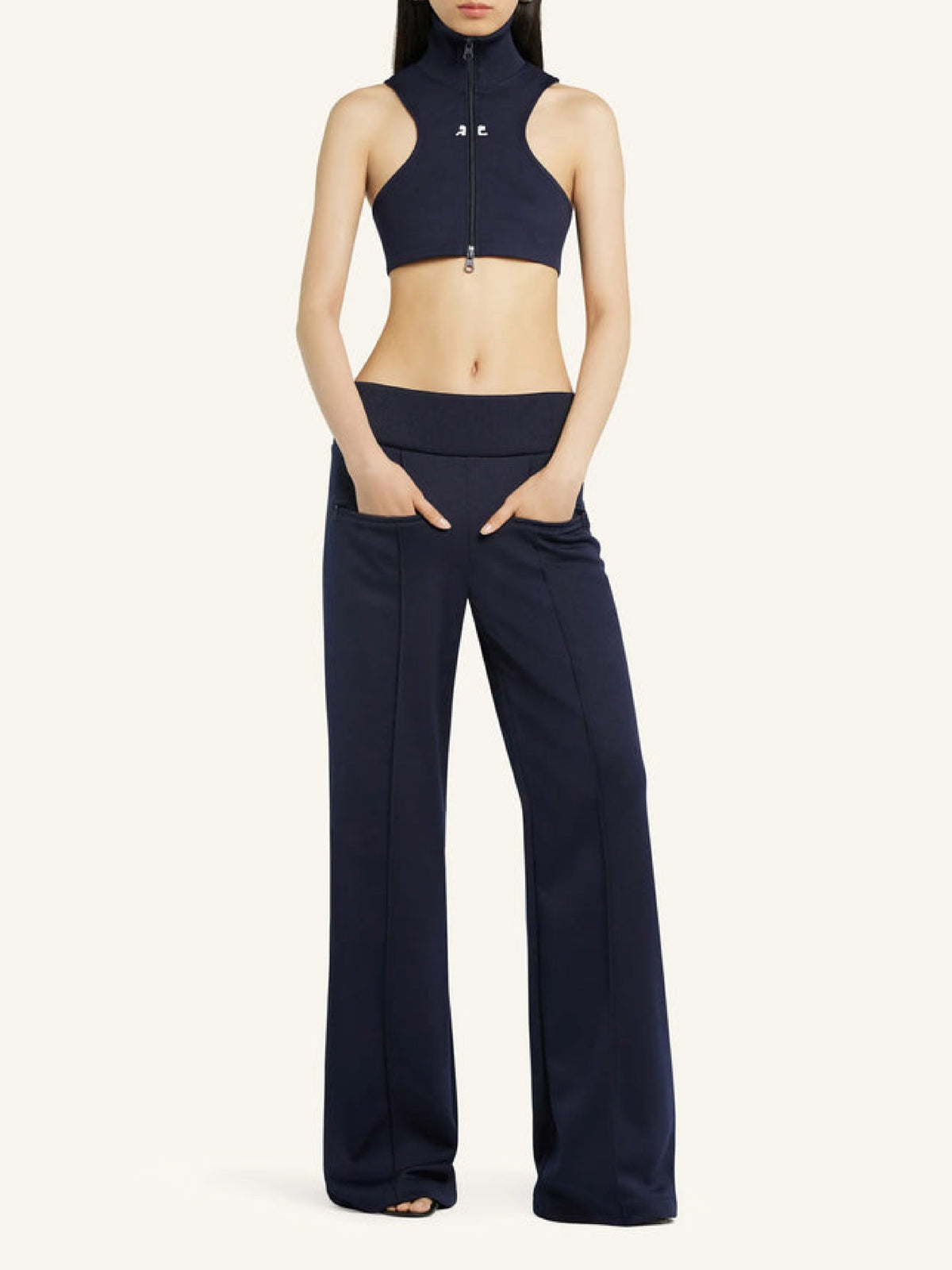 Pantalon tracksuit interlock - Navy