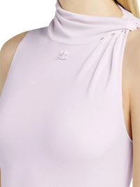 PRIX MARQUE : 200 / ROBE DRAPÉE SANS MANCHES