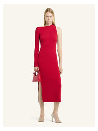 PRIX MARQUE : 250 / ROBE LONGUE ASYMÉTRIQUE
