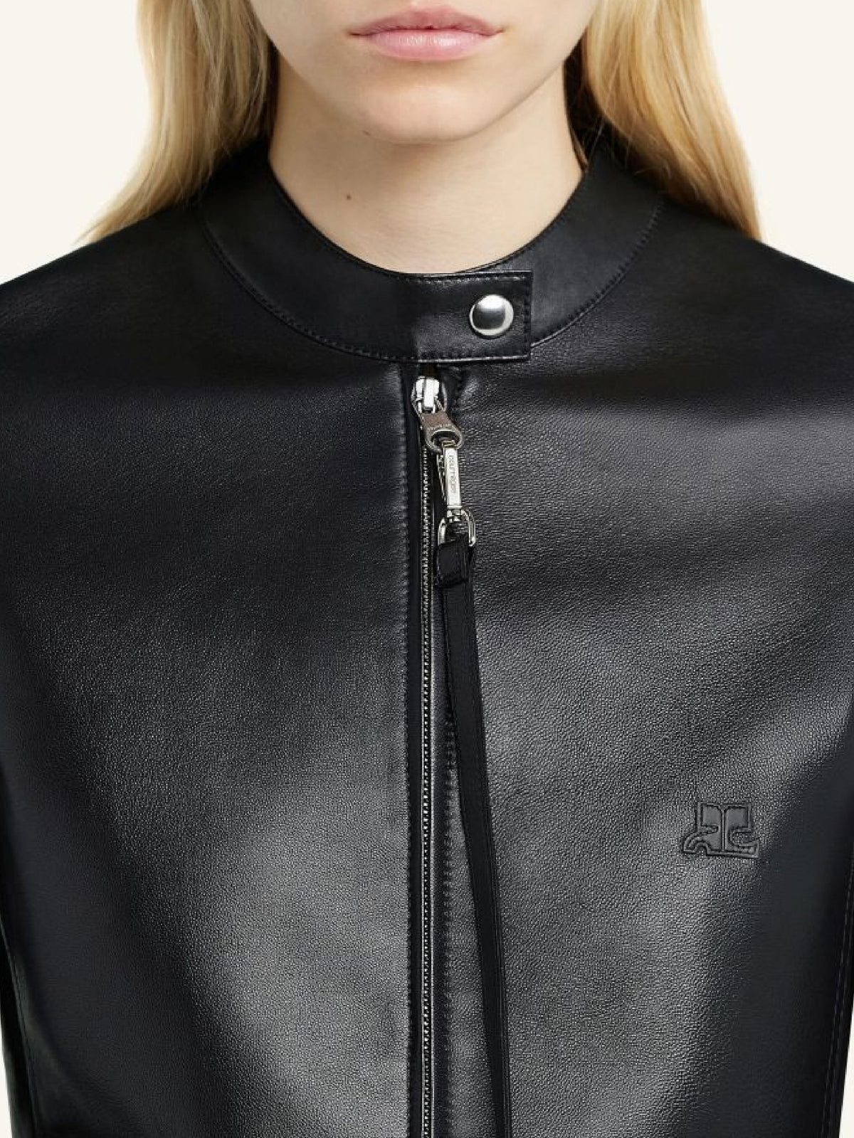Veste city en cuir - Black