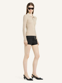 PRIX MARQUE : 180 / CARDIGAN ZIPPÉ EN MAILLE