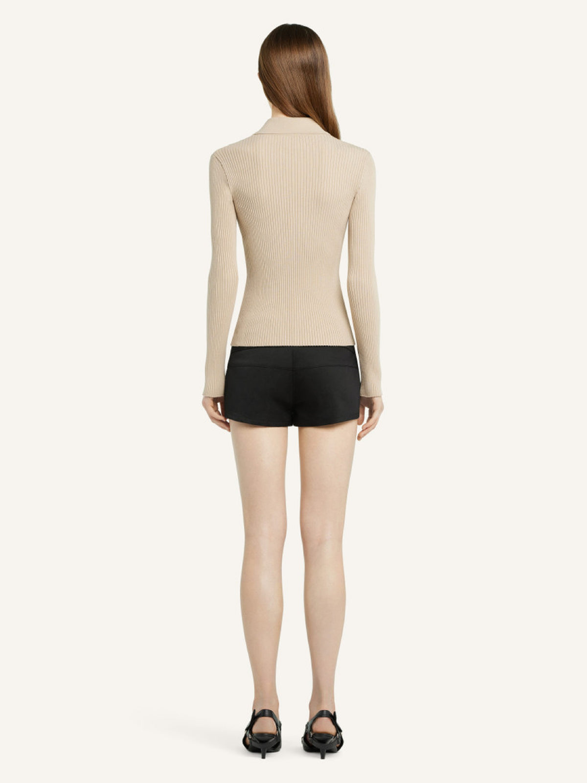 PRIX MARQUE : 180 / CARDIGAN ZIPPÉ EN MAILLE