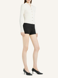 Cardigan Solar en maille - Heritage White