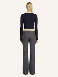 PRIX MARQUE : 180 / CARDIGAN SOLAR COURT EN MAILLE