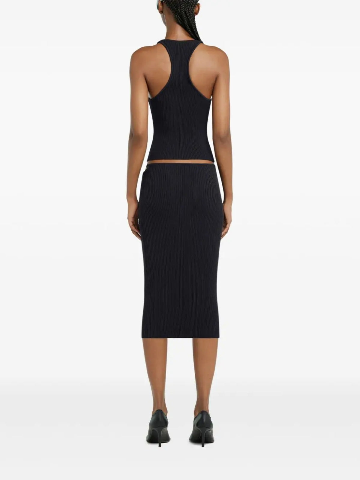PRIX MARQUE : 190 / JUPE MIDI LOOP EN MAILLE