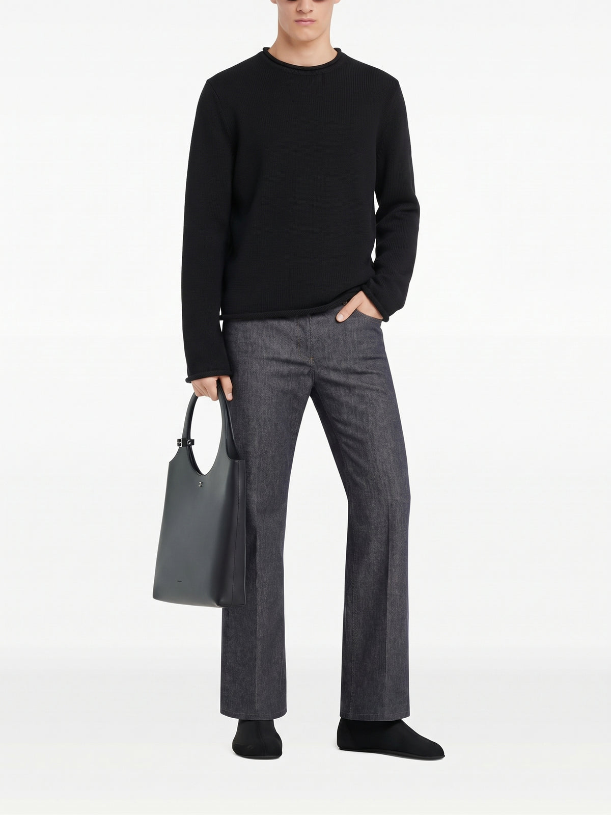 Pull côtelé - Black