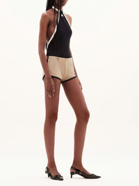 Mini short contraste - Sand & Black