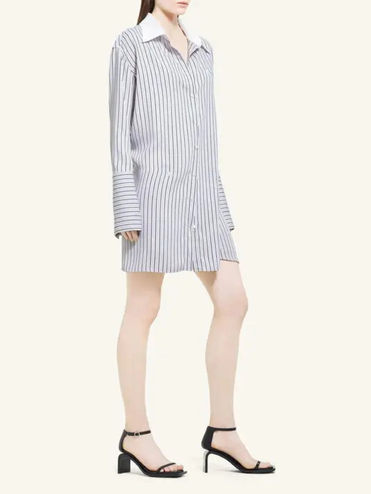 Robe chemise Twist à rayures - Mist