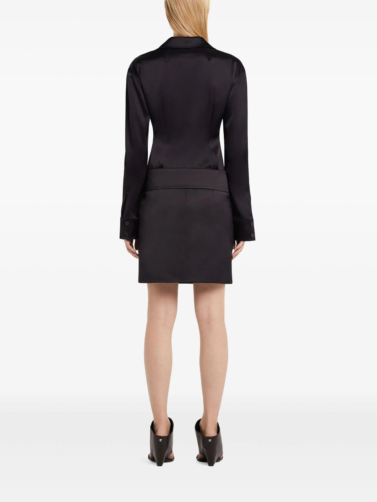 PRIX MARQUE : 180 / CHEMISE EN SATIN 2 POCHES