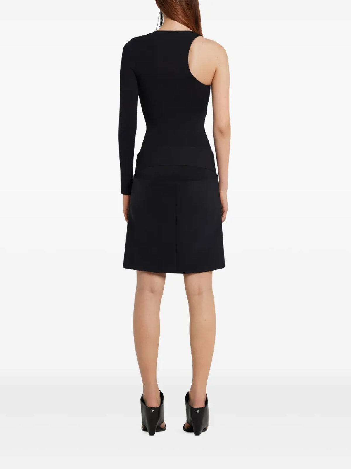 PRIX MARQUE : 150 / MINI JUPE OBLIQUE