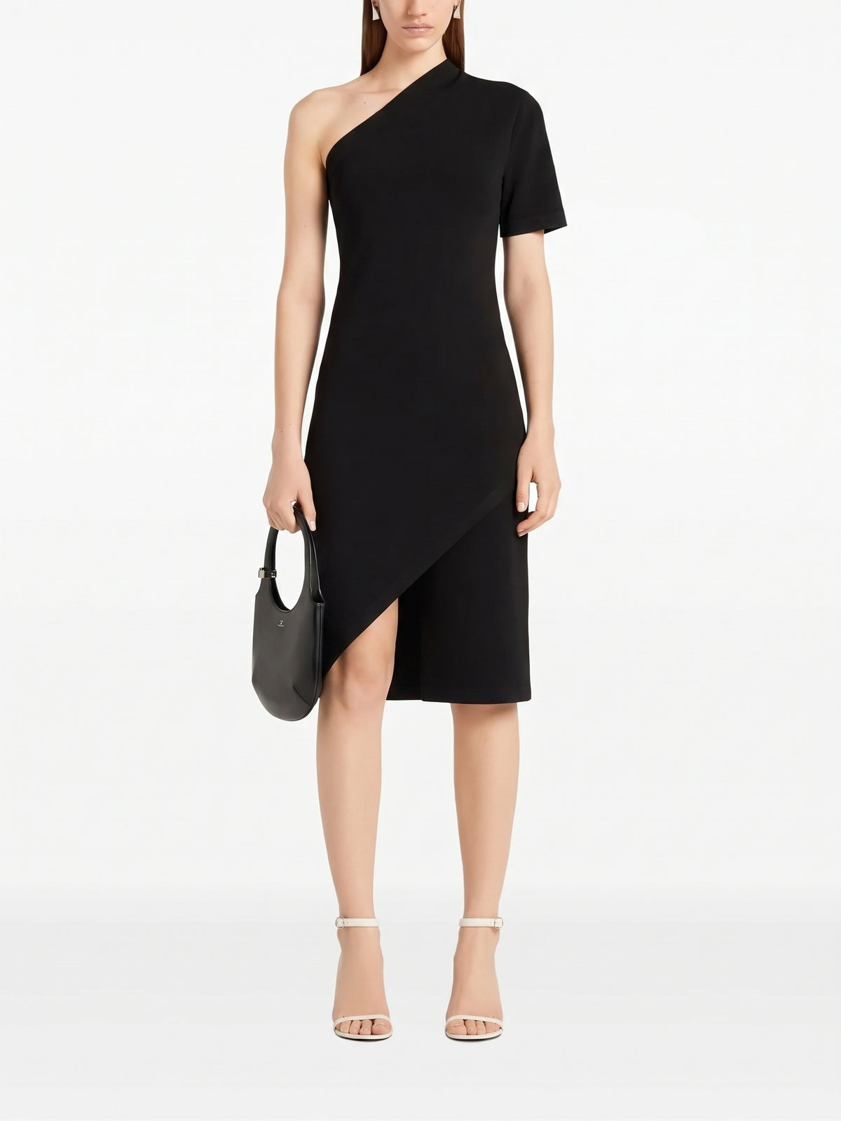 Robe asymétrique Infini - Black