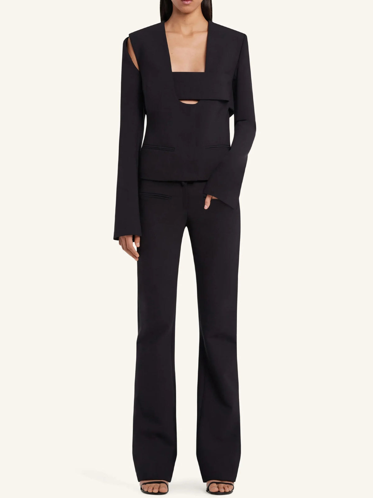 Veste Infini en laine - Black