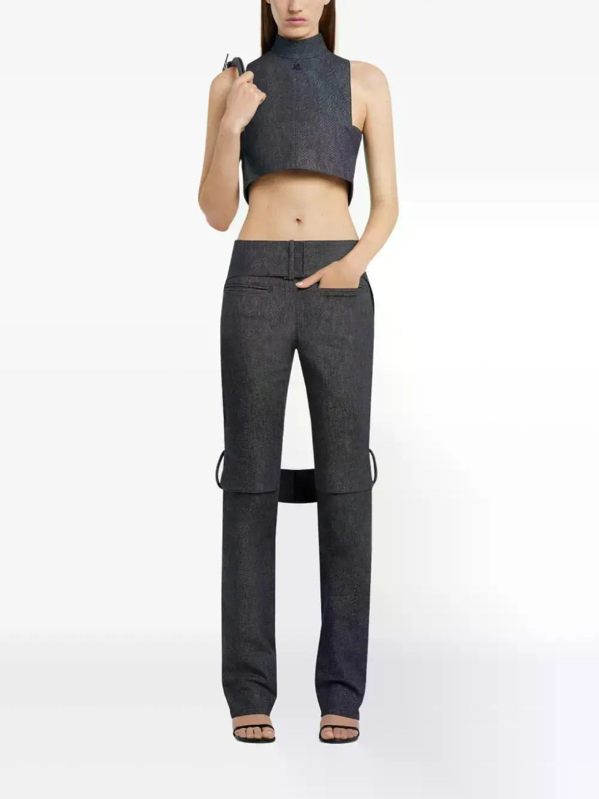 PRIX MARQUE : 140 / TOP COL MONTANT EN DENIM