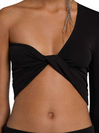 PRIX MARQUE : 120 / CROP TOP TWIST ASYMÉTRIQUE