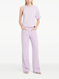 T-shirt Scuba asymétrique - Ice Lavander