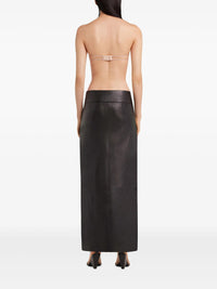 PRIX MARQUE : 1000 / INFINITY LEATHER LONG SKIRT-36