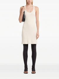 Robe méduse en maille - Heritage White