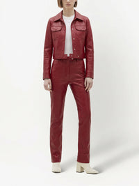 Pantalon 5 poches en vinyle - Red