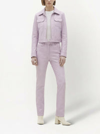 Pantalon 5 poches en vinyle - Lait De Rose