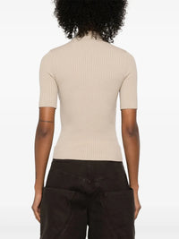 PRIX MARQUE : 120 / PULL MANCHES COURTES EN MAILLE