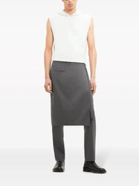 PRIX MARQUE : 190 / PANTALON TAILLEUR TUBE EN LAINE