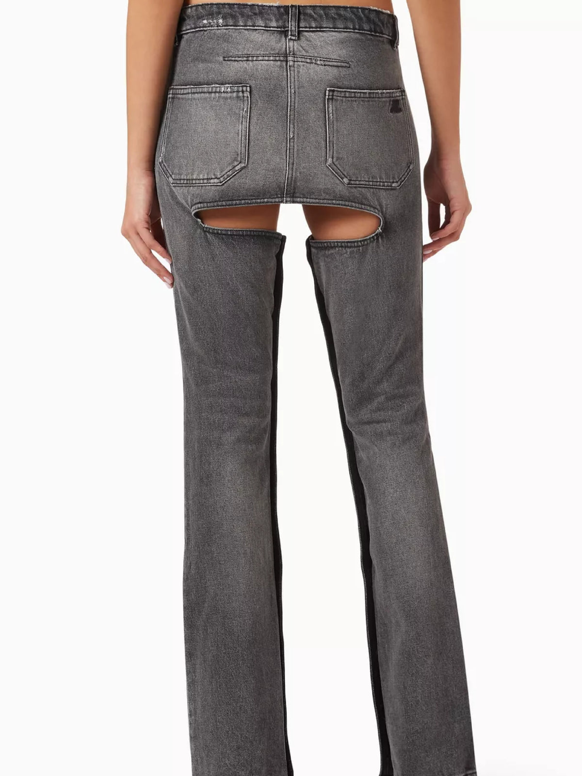 PRIX MARQUE : 120 / PANTS CHAPS BLACK DENIM-34
