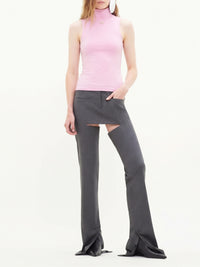 Top sans manches jersey techno - Candy Pink