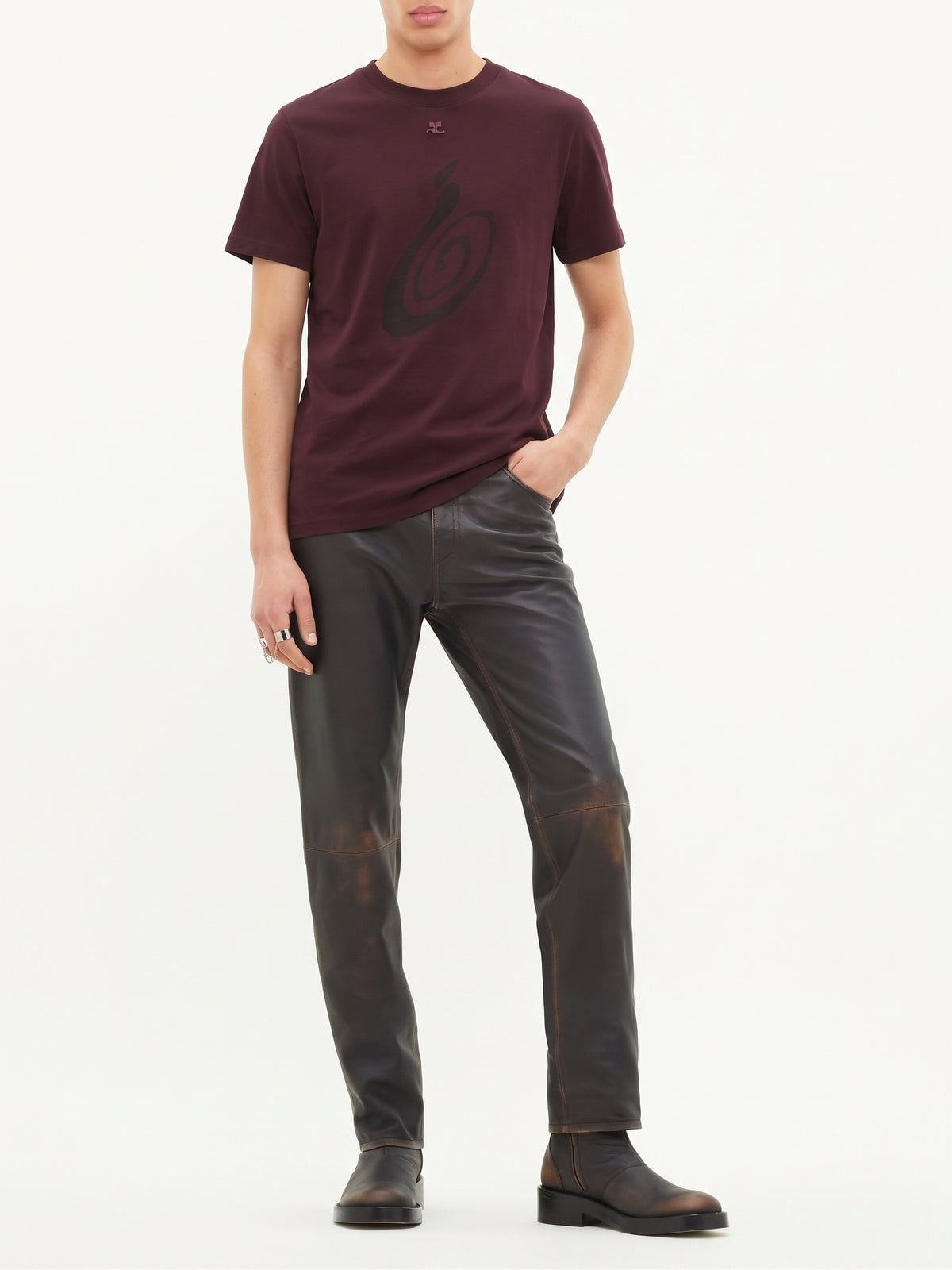 T-shirt résistance - Burgundy