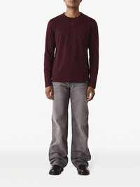 T-shirt AC logo droit - Burgundy