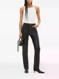 PRIX MARQUE : 550 / STRAIGHT PANTS 5-POCKET VINTAGE LEATHER-34