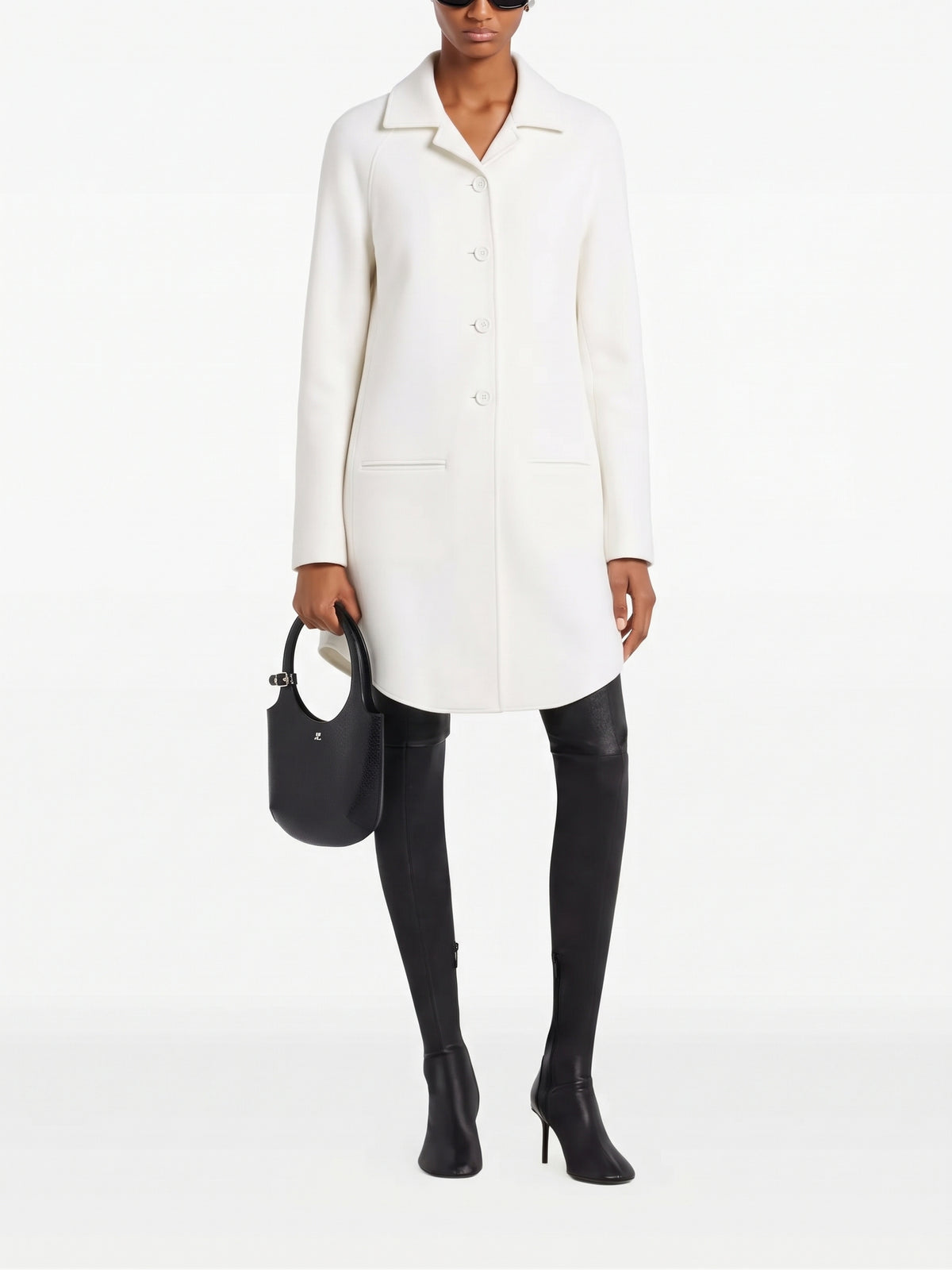 Manteau Héritage cercle - Heritage White