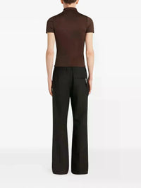PRIX MARQUE : 150 / PANTALON BOOTCUT EN TWILL