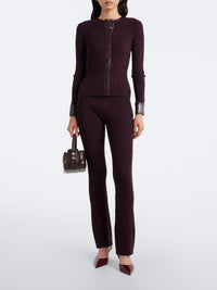 PRIX MARQUE : 110 / ICONIC RIB KNIT FLARE PAN
