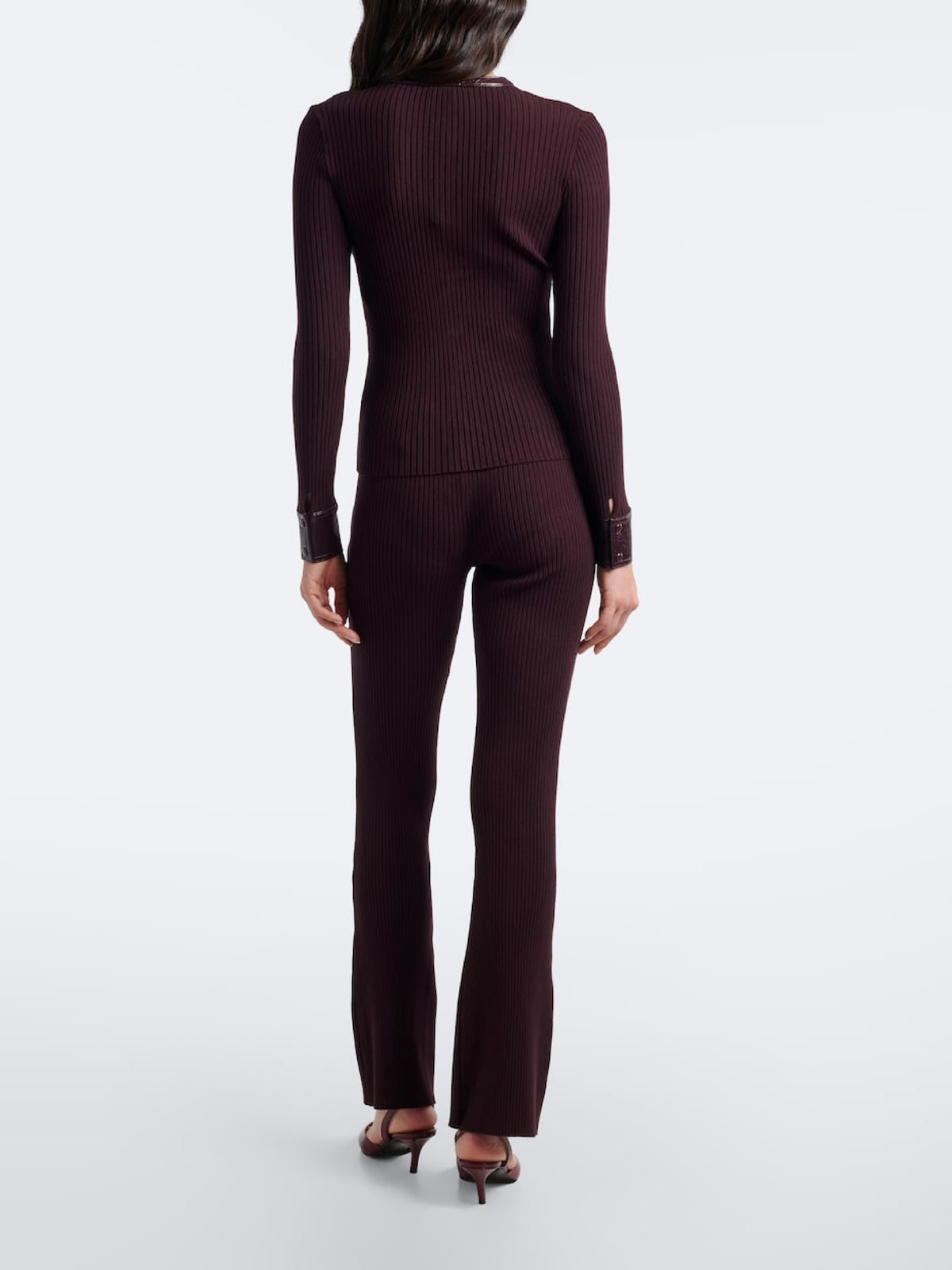 PRIX MARQUE : 110 / ICONIC RIB KNIT FLARE PAN