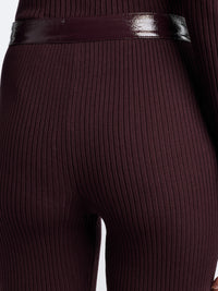 PRIX MARQUE : 110 / ICONIC RIB KNIT FLARE PAN