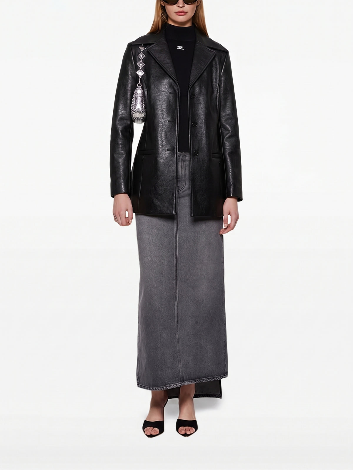Manteau Heritage en vinyle - Black